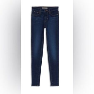 Levi's Women's 26 720 High‎ Rise Super Skinny Jeans Dark Wash Indigo NEW